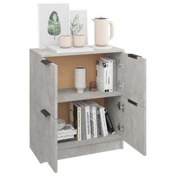 Modern Concrete Grey Sideboard - 60x30x70 cm | Hipo Market