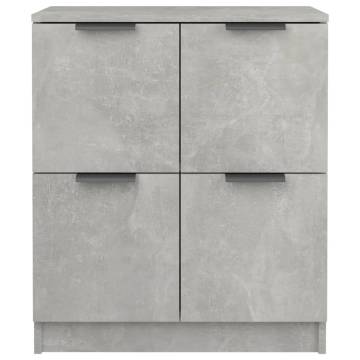 Modern Concrete Grey Sideboard - 60x30x70 cm | Hipo Market