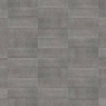 WallArt Leather Tiles Lyttelton - Bluish Grey, 16 pcs