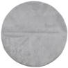 IZA Short Pile Grey Rug Ø 120 cm - Scandinavian Style