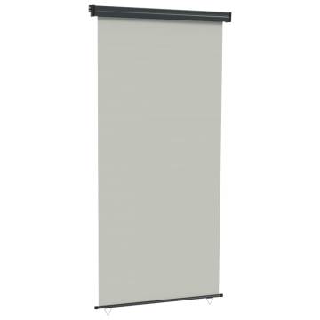 Balcony Side Awning 122x250 cm Grey - Stylish Privacy Solution