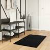 Shaggy Rug PAMPLONA High Pile Modern Black 60x110 cm Colour black Size 60 x 110 cm 