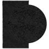 Shaggy Rug PAMPLONA High Pile Modern Black 60x110 cm