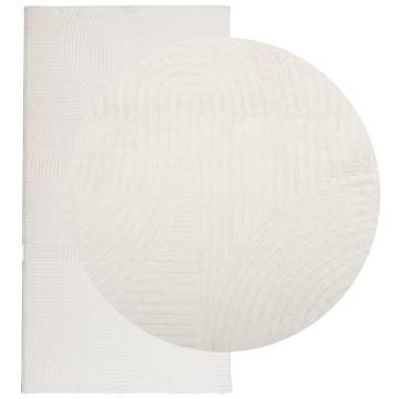 Rug IZA Short Pile Scandinavian Look Cream 80x150 cm - Hipomarket