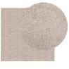 Shaggy Rug PAMPLONA High Pile Beige 240x240 cm - Hipomarket UK