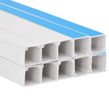 Self-Adhesive Cable Trunking 10m - 33x33mm PVC | HipoMarket