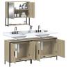 3 Piece Bathroom Furniture Set in Sonoma Oak - Stylish & Durable