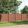 Fence Panel Brown 699x186 cm WPC Colour brown Size 699 x 186 cm Quantity in Package 1 