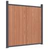 Durable Brown WPC Fence Panel 699x186 cm - Secure & Stylish