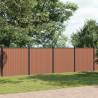 Fence Panel Brown 1045x186 cm WPC - Durable & Stylish