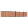 Fence Panel Brown 1045x186 cm WPC - Durable & Stylish