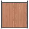 Fence Panel Brown 1045x186 cm WPC - Durable & Stylish