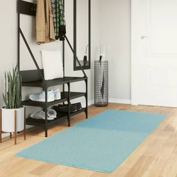 Rug OVIEDO Short Pile Green 80x200 cm | Soft & Durable Decor