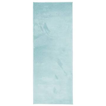 Rug OVIEDO Short Pile Green 80x200 cm | Soft & Durable Decor