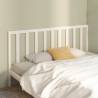 Bed Headboard White 206x4x100 cm Solid Wood Pine Colour white Size 206 x 100 cm Quantity in Package 1 