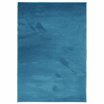 OVIEDO Short Pile Turquoise Rug 200x280 cm - Soft & Stylish