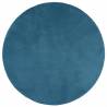 Rug OVIEDO Short Pile Turquoise Ø 120 cm - Hipomarket