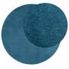 Rug OVIEDO Short Pile Turquoise Ø 120 cm - Hipomarket