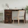 Desk with Drawer Smoked Oak 115x50x75 cm Engineered Wood Colour smoked oak 