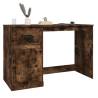 Modern Desk with Drawer in Smoked Oak - 115x50x75 cm