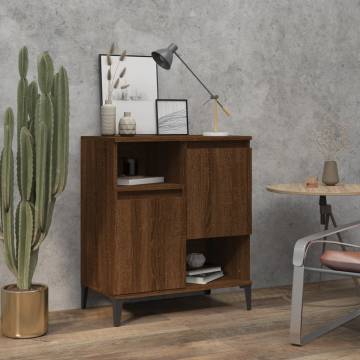 Classic Brown Oak Sideboard - Durable & Ample Storage