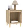 Elegant Sonoma Oak Bedside Cabinets - 2 pcs | HipoMarket