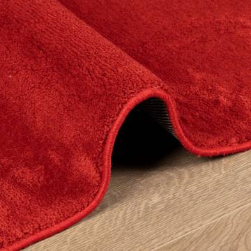 Rug OVIEDO Short Pile Red 80x200 cm - Soft & Durable