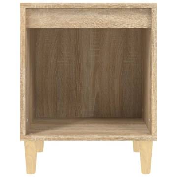 Elegant Sonoma Oak Bedside Cabinets - 2 pcs | HipoMarket