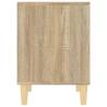 Elegant Sonoma Oak Bedside Cabinets - 2 pcs | HipoMarket