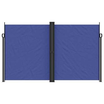 Retractable Side Awning Blue 200x600 cm - Privacy Screen