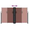 Retractable Side Awning Brown 140x600 cm - HipoMarket