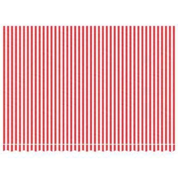 Replacement Awning Fabric Red & White Stripe 4.5x3 m