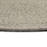 Placemats 4 pcs Plain Grey 38 cm Round Cotton | HipoMarket