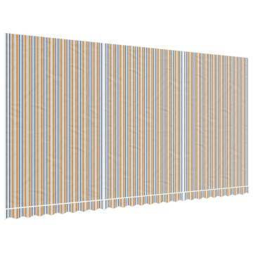 Replacement Fabric for Awning - Multicolour Stripe 6x3m