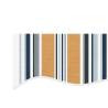 Replacement Fabric for Awning - Multicolour Stripe 6x3m