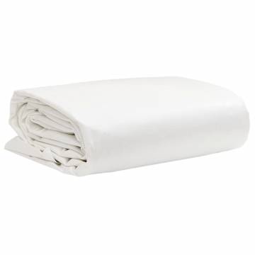 Tarpaulin White 3.5x5m - Heavy Duty & Water Resistant