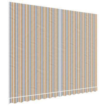 Replacement Fabric for Awning - Multicolour Stripe 4x3m