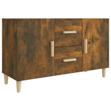 Sideboard Smoked Oak - Stylish Storage Solution (100x36x60 cm)