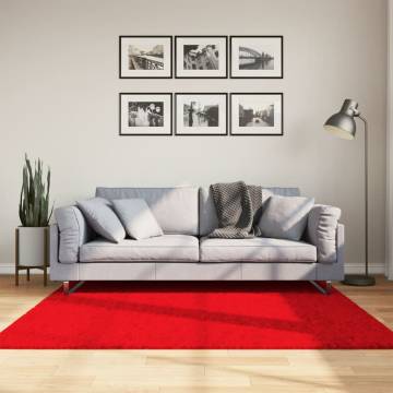 Rug OVIEDO Short Pile Red 160x160 cm - Stylish Home Decor