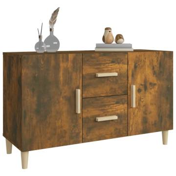 Sideboard Smoked Oak - Stylish Storage Solution (100x36x60 cm)