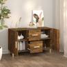 Sideboard Smoked Oak - Stylish Storage Solution (100x36x60 cm)