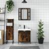 3 Piece Bathroom Cabinet Set - Smoked Oak | Hipo Market