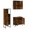 3 Piece Bathroom Cabinet Set - Smoked Oak | Hipo Market