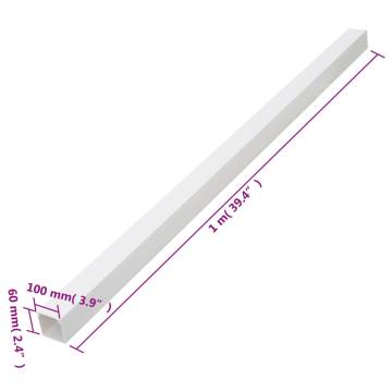 Cable Trunking 100x60 mm 30 m PVC - Organize Your Cables