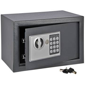 HI Safe with Electric Lock - Dark Grey 31x20x20 cm | Hipomarket