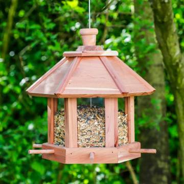 HI Hanging Bird Feeder Station - Brown | Bird Watching Essentials