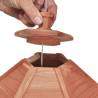 HI Hanging Bird Feeder Station - Brown | Bird Watching Essentials