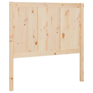 Solid Pine Wood Bed Headboard - 95.5x4x100 cm | Hipomarket