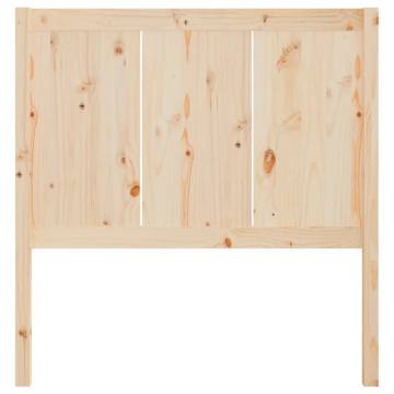 Solid Pine Wood Bed Headboard - 95.5x4x100 cm | Hipomarket