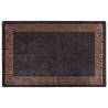 Rug Washable 160x230 cm Black and Gold Anti Slip Colour black Size 160 x 230 cm 